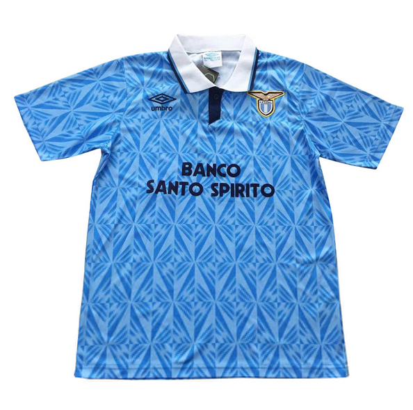 1991-1992 SSC Lazio Retro Home Kit Soccer Jersey